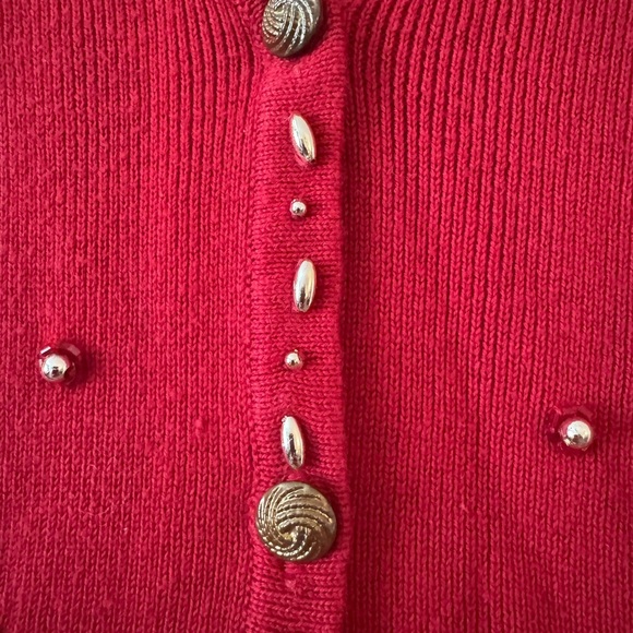 CB Collections Women’s Vintage Christmas Vest Size M - Picture 6 of 7